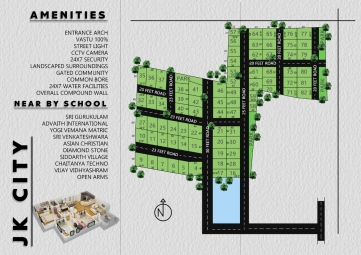 Residential Plot for Sale in Bagalur Rd, Hosur